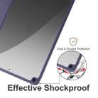 For iPad 10.2 2021/2020/2019 Acrylic 3-folding Smart Leather Tablet Case(Purple) - 5