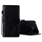 For Galaxy Note 10 Lite / A81 / M60s Dream Catcher Embossed Pattern Horizontal Flip Leather Case with Stand & Card Slots & Wallet Function(Black) - 1