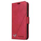 For Samsung Galaxy S20 GQUTROBE Right Angle Leather Phone Case(Red) - 2