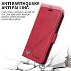 For Samsung Galaxy S20 GQUTROBE Right Angle Leather Phone Case(Red) - 6