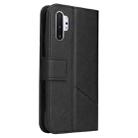 For Samsung Galaxy Note10+ GQUTROBE Right Angle Leather Phone Case(Black) - 3