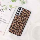 For Samsung Galaxy S22+ 5G Leather Back Phone Case(Leopard Print) - 2