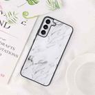For Samsung Galaxy S22+ 5G Leather Back Phone Case(Marble) - 2