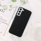 For Samsung Galaxy S22+ 5G Leather Back Phone Case(Black Sequins) - 2