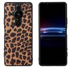 For Sony Xperia Pro-I Leather Back Phone Case(Leopard Print) - 1