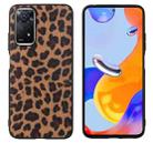 For Xiaomi Redmi Note 11 Pro Leather Back Phone Case(Leopard Print) - 1