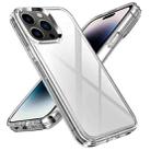 For iPhone 14 Pro Transparent Armor Phone Case(Transparent) - 1