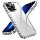 For iPhone 13 Pro Transparent Armor Phone Case (Transparent) - 1
