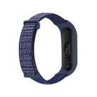 For Xiaomi Mi Band 6 Nylon Two-Section Loop Watch Band(Indigo) - 1