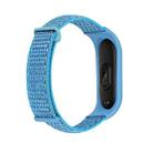 For Xiaomi Mi Band 5 Nylon Two-Section Loop Watch Band(Cape Blue) - 1