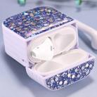 For AirPods 1 / 2 Glitter Sequins Wireless Earphone Protective Case(Dark Blue) - 1