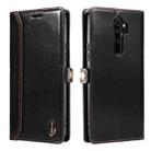 For Xiaomi Redmi Note 8 Pro GQUTROBE RFID Blocking Oil Wax Leather Phone Case(Black) - 2