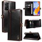 For Xiaomi Redmi Note 11 Pro 4G GQUTROBE RFID Blocking Oil Wax Leather Phone Case(Brown) - 1