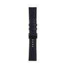 20mm For Samsung Galaxy Watch5 40mm / 44mm Litchi Texture Leather Watch Band(Black) - 1