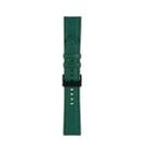 20mm For Samsung Galaxy Watch5 40mm / 44mm Litchi Texture Leather Watch Band(Dark Green) - 1