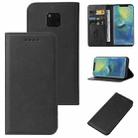 For Huawei Mate 20 Pro Magnetic Closure Leather Phone Case(Black) - 1