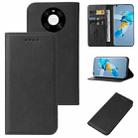 For Huawei Mate 40E 4G Magnetic Closure Leather Phone Case(Black) - 1