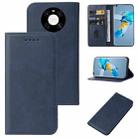 For Huawei Mate 40E 4G Magnetic Closure Leather Phone Case(Blue) - 1