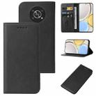 For Honor Magic4 Lite Magnetic Closure Leather Phone Case(Black) - 1