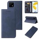 For Realme C21Y Magnetic Closure Leather Phone Case(Blue) - 1