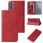 For Realme GT Master Magnetic Closure Leather Phone Case(Red) - 1