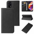 For Realme X7 Pro Magnetic Closure Leather Phone Case(Black) - 1