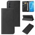 For OPPO Reno3 4G Magnetic Closure Leather Phone Case(Black) - 1