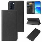 For OPPO Reno6 Z Magnetic Closure Leather Phone Case(Black) - 1