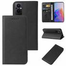 For OPPO Reno7 Z 5G Magnetic Closure Leather Phone Case(Black) - 1