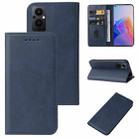 For OPPO Reno7 Z 5G Magnetic Closure Leather Phone Case(Blue) - 1