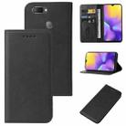 For Realme U1 Magnetic Closure Leather Phone Case(Black) - 1