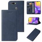 For Realme U1 Magnetic Closure Leather Phone Case(Blue) - 1