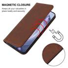 For vivo X80 Pro Magnetic Closure Leather Phone Case(Brown) - 5