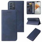 For vivo S12 5G / V23 5G Magnetic Closure Leather Phone Case(Blue) - 1