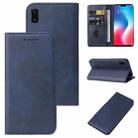 For vivo V19 Magnetic Closure Leather Phone Case(Blue) - 1