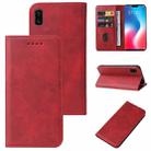 For vivo V19 Magnetic Closure Leather Phone Case(Red) - 1