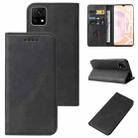 For For vivo Y52s 5G CN Version / iQOO U3 / U3x Magnetic Closure Leather Phone Case(Black) - 1