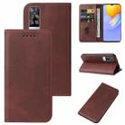 For vivo Y51a Magnetic Closure Leather Phone Case(Brown) - 1