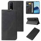 For vivo Y20 India / Y30 China / iQOO U1x Magnetic Closure Leather Phone Case(Black) - 1