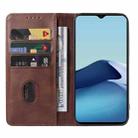 For vivo Y20 India / Y30 China / iQOO U1x Magnetic Closure Leather Phone Case(Brown) - 3