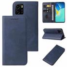 For vivo Y15a Magnetic Closure Leather Phone Case(Blue) - 1