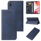 For vivo Y12i Magnetic Closure Leather Phone Case(Blue) - 1