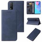 For vivo Y12s Magnetic Closure Leather Phone Case(Blue) - 1