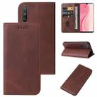 For vivo Y17 / Y15 India / Y12 / Y3 / Y3s / U10 Magnetic Closure Leather Phone Case(Brown) - 1