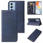 For vivo iQOO 9 SE Magnetic Closure Leather Phone Case(Blue) - 1