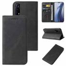 For vivo iQOO Z3 5G (CN) / Y72 5G (Vietnamese) Magnetic Closure Leather Phone Case(Black) - 1