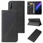 For vivo iQOO Neo 855/Z5/Y7s/S1 Foreign Version Magnetic Closure Leather Phone Case(Black) - 1