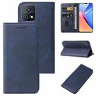 For vivo iQOO U3 Magnetic Closure Leather Phone Case(Blue) - 1