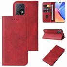 For vivo iQOO U3 Magnetic Closure Leather Phone Case(Red) - 1