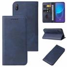 For vivo NEX S Magnetic Closure Leather Phone Case(Blue) - 1